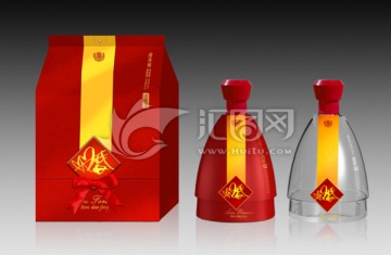 白酒包裝設(shè)計(jì)效果圖 白酒瓶子