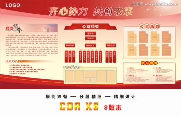 企業(yè)文化宣傳欄 文化墻