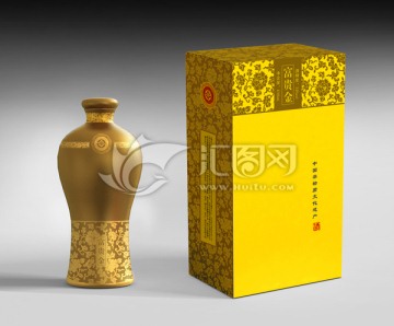 白酒包裝設(shè)計(jì) 青花紋樣