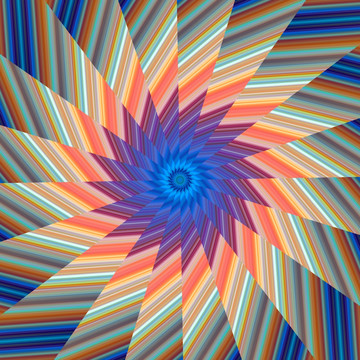 幾何花型 抽象底紋 無(wú)分層