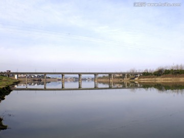 兰溪兰江黄湓大桥全景