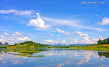 碧水蓝天