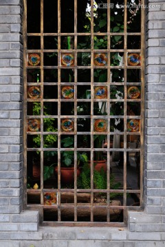 琉璃装饰窗户