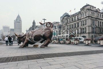 上海外滩铜牛
