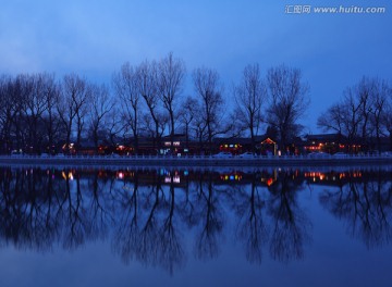 北京什刹海夜景