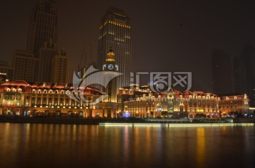 天津海河夜景