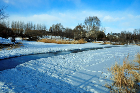 冬季冰雪