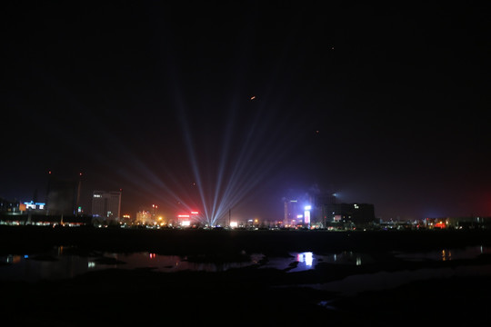 小镇夜景