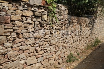 石头墙 石块墙