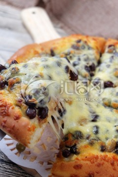 铁盘蜜汁红豆披萨 （1）