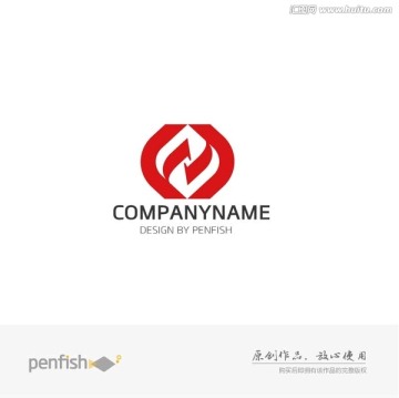 字母FZ組合logo