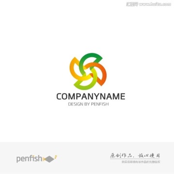 彩色风车logo