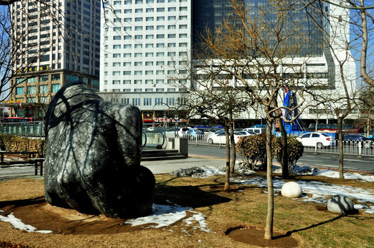 城市街头雕塑