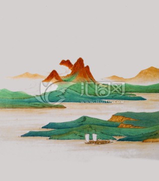 山脈插畫