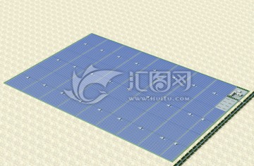 光伏發(fā)電廠鳥瞰圖