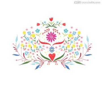 唯美花紋