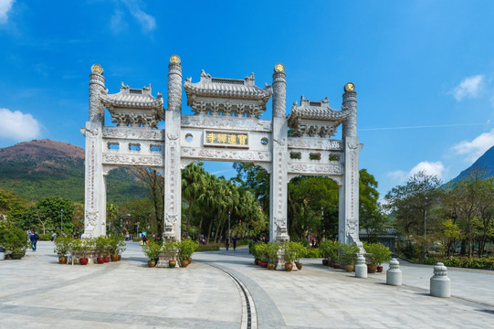 香港 宝莲禅寺 牌坊