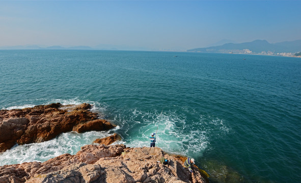 小梅沙海边风光