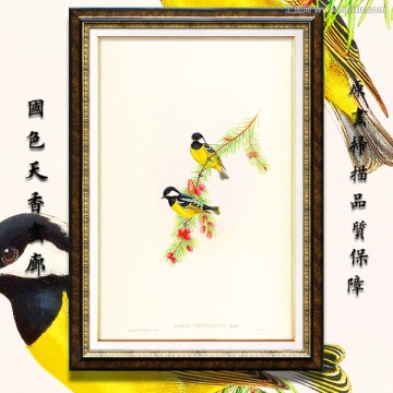 手繪花鳥 畫廊品質(zhì)