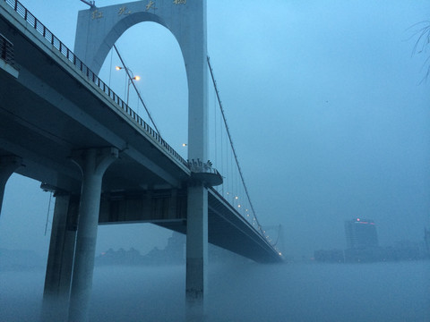 仙境般的柳州红光大桥