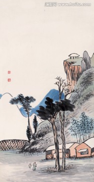 齊白石 山水高清作品