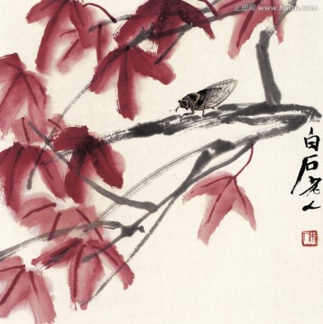 齊白石繪畫作品高清圖