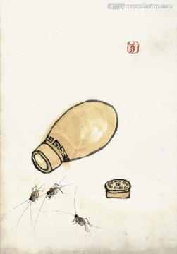齊白石繪畫作品高清圖