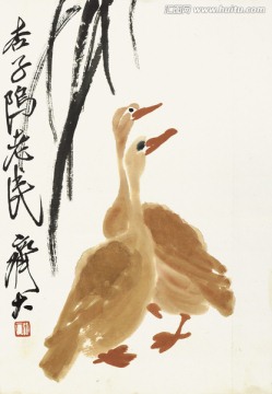 齊白石繪畫作品高清圖