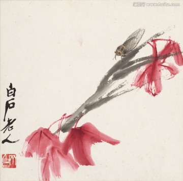 紅葉鳴蟬圖
