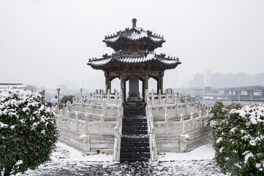 楚望台雪景