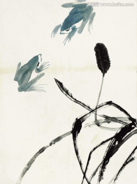 齊白石 魚蝦蟹高清作品