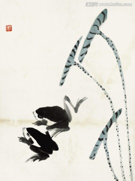 齊白石 魚蝦蟹高清作品