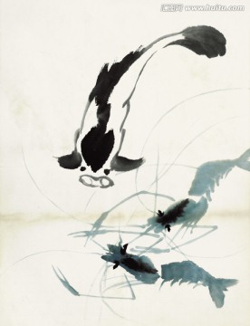 齊白石 魚蝦蟹高清作品