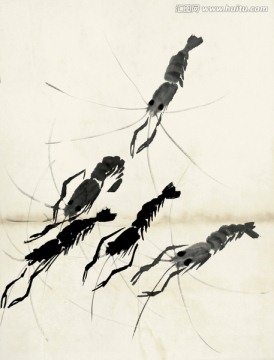 齊白石 魚蝦蟹高清作品