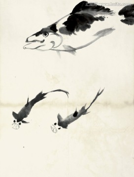 齊白石 魚蝦高清作品