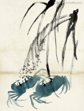齊白石 魚蝦圖冊(cè)高清作品