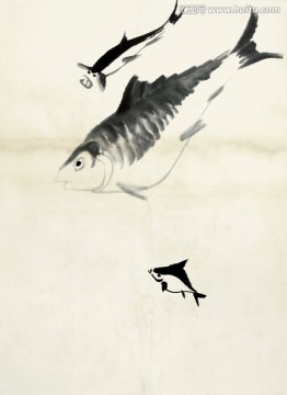 齊白石 魚蝦高清作品