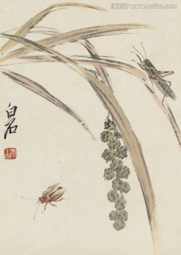 齊白石繪畫作品高清圖