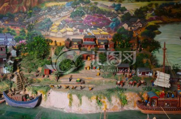 康家寺廟模型