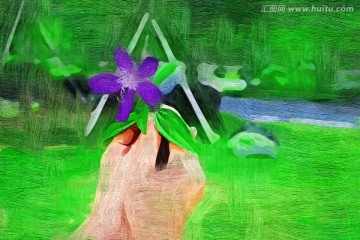 花油畫(huà)裝飾畫(huà)