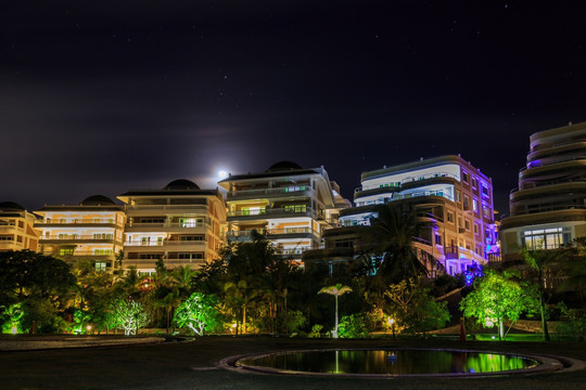 长滩岛酒店夜景