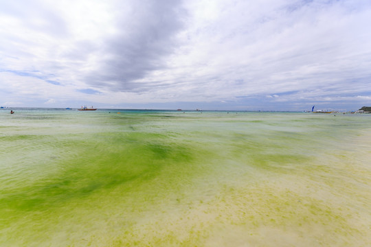 长滩岛白沙滩海景