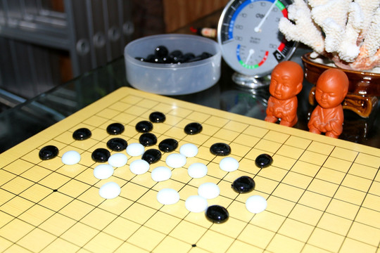 围棋 黑与白 对弈 布局 下棋