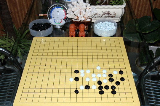 围棋 黑与白 对弈 布局 下棋