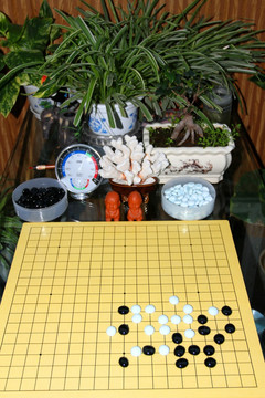 围棋 黑与白 对弈 布局 下棋