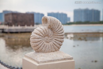 海螺石雕