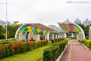 广州有轨电车站台
