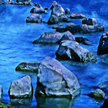 油畫裝飾畫（未分層）