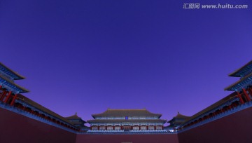 故宫午门夜景