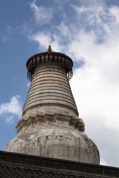 五台山 塔院寺 白塔